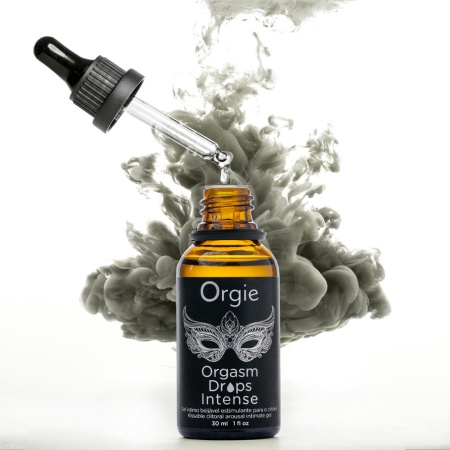 Возбуждающий съедобный гель для клитора Orgie Orgasm Drops Intense, 30 мл 