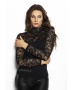 Блуза (черный, белый, коричневый)