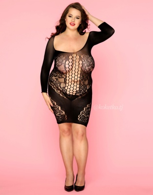 Кружевное платье (Plus Size)