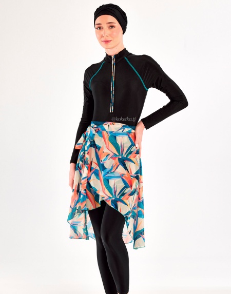 Модный купальник с лосинами 4в1