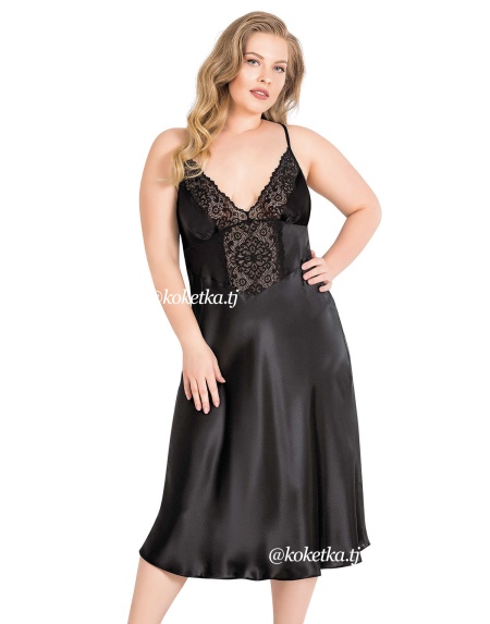 Атласная сорочка (XXL, 3XL, 4XL)