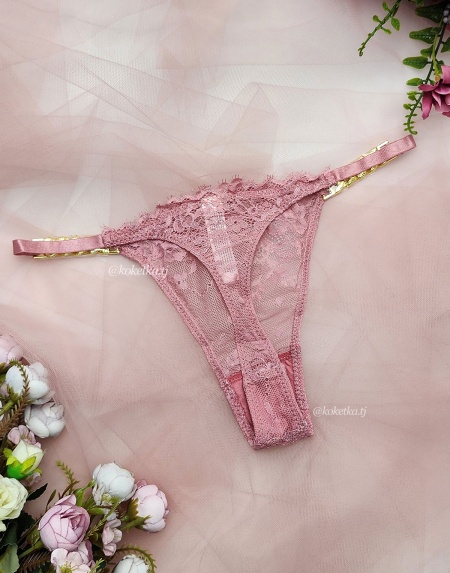 Трусики стринги с рюшками