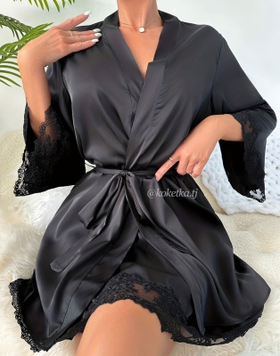 Нежная сорочка с халатом