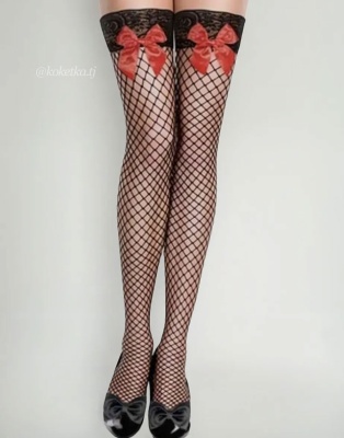 Чулки с бантиком