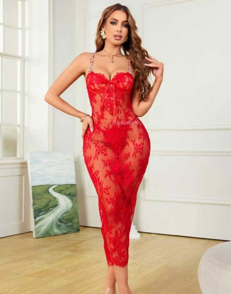 Сорочка с трусиками стринг