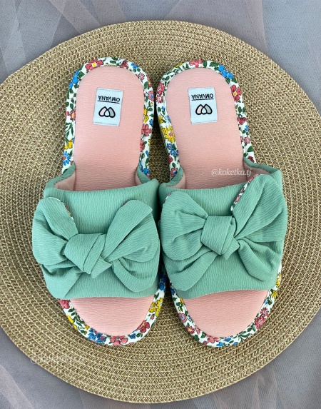 Тапочки с бантиком