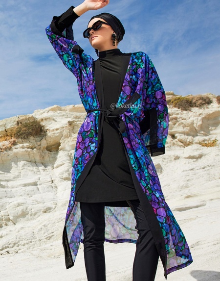 Прозрачная пляжная накидка