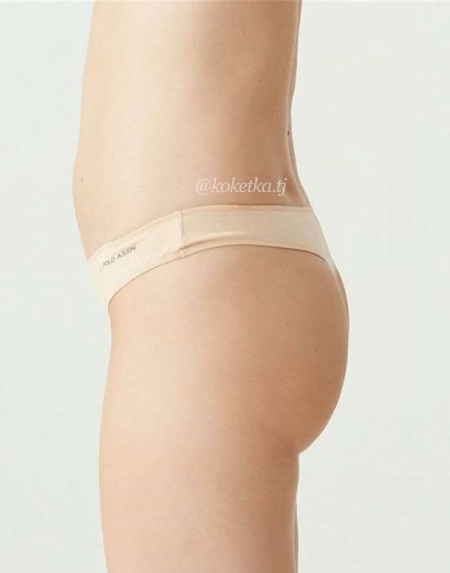 Набор трусиков — стринг от U.S. POLO ASSN (черный, бежевый, белый, фуксия, черный - 5 шт)