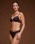 Бюстгальтер (пуш-ап) с трусиками бразилиана
