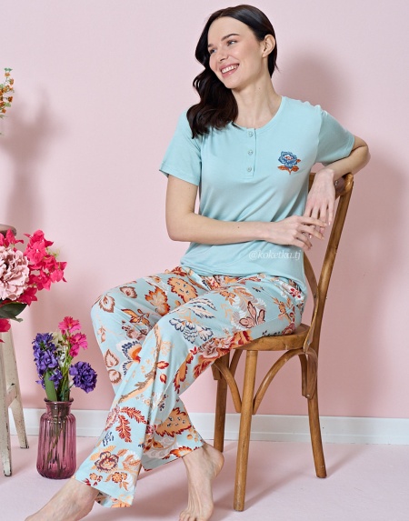 Домашний комплект с футболкой и штанами