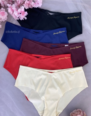 Бесшовные трусики слип ( L, XL, 2XL, 3XL )