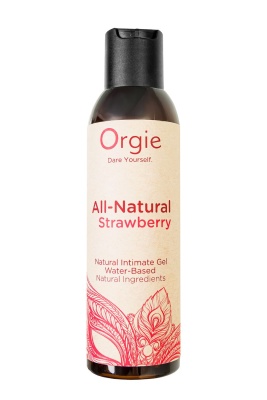 Натуральный интимный гель ORGIE All - Natural Strawberry на водной основе, 150 мл