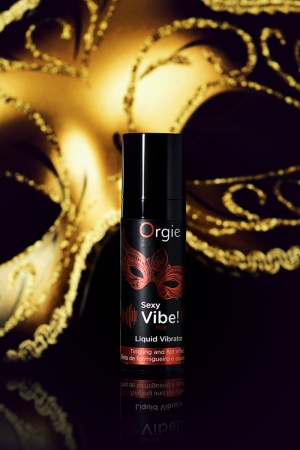 Гель Orgie Sexy Vibe Hot с разогревающим и вибрирующим эффектом, 15 мл 