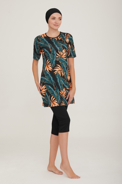 Модный купальник с лосинами   