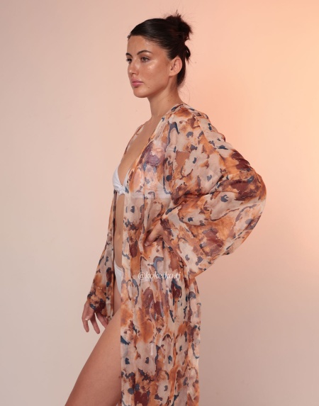 Прозрачная пляжная накидка