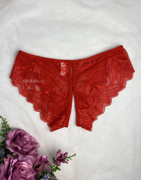 Эротические трусики-слипы стринг с доступом