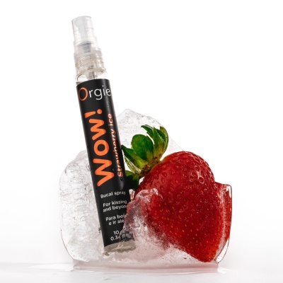 Стимулирующий спрей для оральных ласк Orgie Wow! Strawberry Ice Bucal Spray, 10 мл