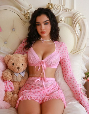 Эротический комплект с юбкой