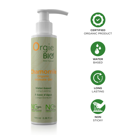 Органический интимный гель Orgie Bio Chamomile с ароматом ромашки, 100 мл