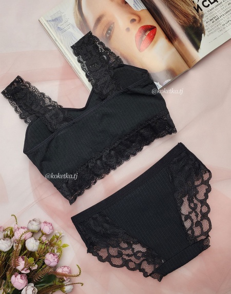 Кружевной топ с трусиками