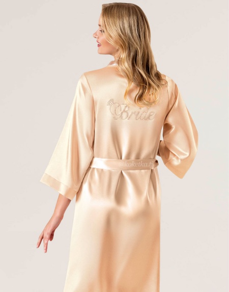 Атласный халат Bride