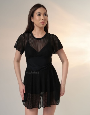 Купальник платье (низ шорты)