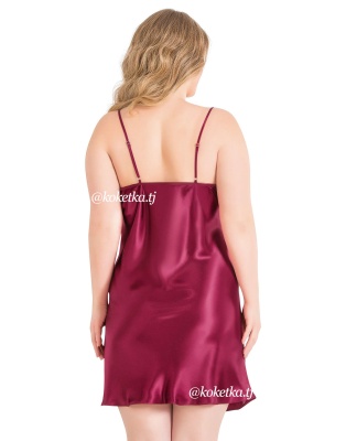 Атласная сорочка (XXL, 3XL, 4XL)