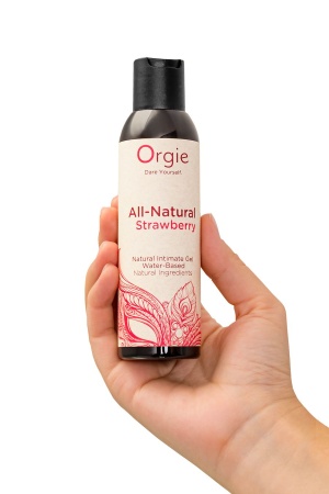 Натуральный интимный гель ORGIE All - Natural Strawberry на водной основе, 150 мл