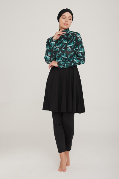 Модный купальник с лосинами   