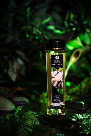 Масло для массажа Shunga Organica Natural. Aroma & Fragrance Free, без аромата «Натуральное», возбуждающее, 240 мл