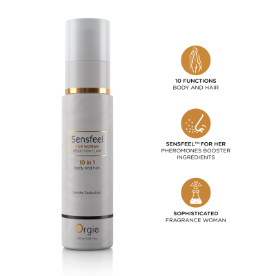 Увлажняющий спрей для тела и волос с феромонами Orgie Sensfeel 10 в 1, 100 мл