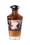 Съедобное массажное масло Shunga Intoxicating Chocolate, пьянящий шоколад, разогревающее, 100 мл