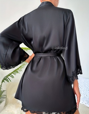 Нежная сорочка с халатом