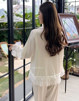 Домашний комплект с рубашкой и штанами