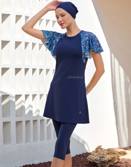 Модный купальник с лосинами   