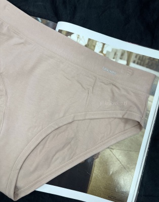 Хлопковые трасики на высокой посадке