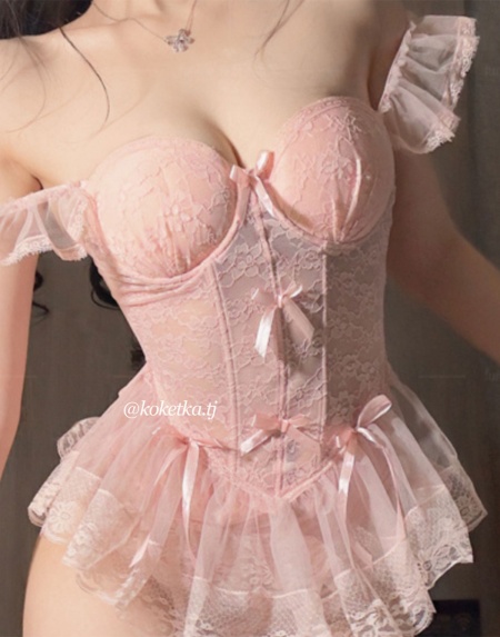 Корсет с пажами для чулок