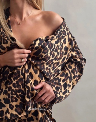 Стильный комплект с рубашкой и штанами