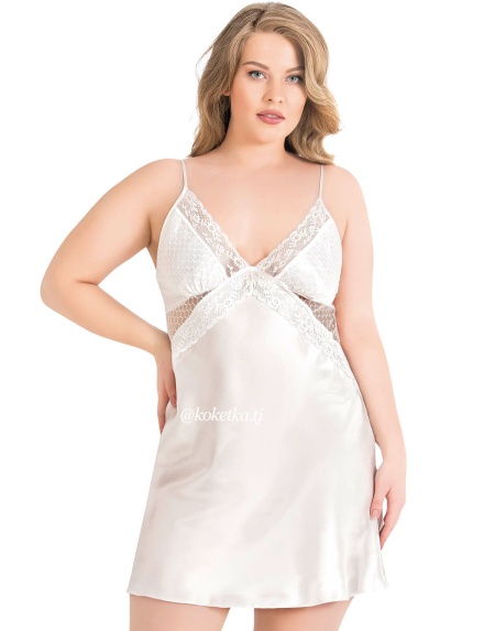 Атласная сорочка (XXL, 3XL, 4XL)