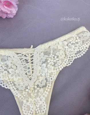 Ажурные трусики-бразилиана