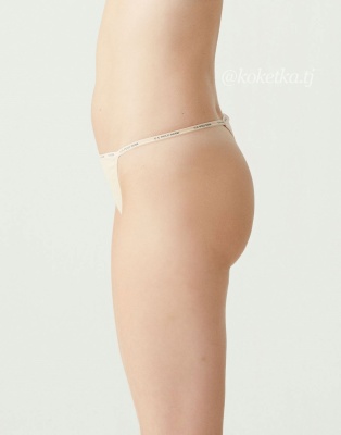 Набор трусиков-бикини U.S. Polo Assn (черный, бежевый, белый, фуксия, черный - 5 шт)