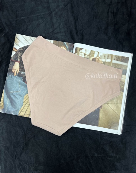 Хлопковые трасики на высокой посадке