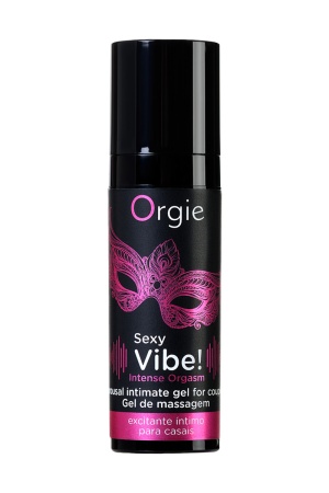 Гель для массажа ORGIE Sexy Vibe Intense Orgasm с разогревающим и охлаждающим эффектом, 15 мл