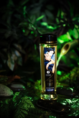 Масло для массажа Shunga Seduction «Midnight flower», цветочный аромат, возбуждающее, 240 мл