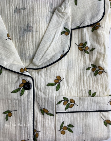 Муслиновая рубашка со штанами