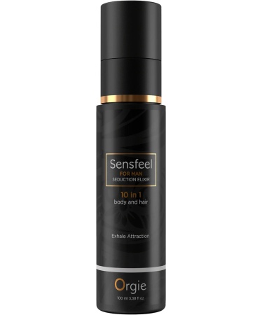 Мужской лосьон с феромонами для тела и волос SENSFEEL - SEDUCTION ELIXIR 10 IN 1 for Him