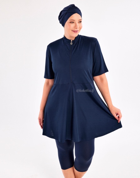 Модный купальник с короткими лосинами