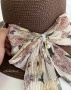 Пляжная шляпа с бантиком