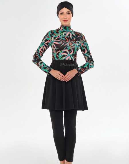 Стильный купальник c лосинами